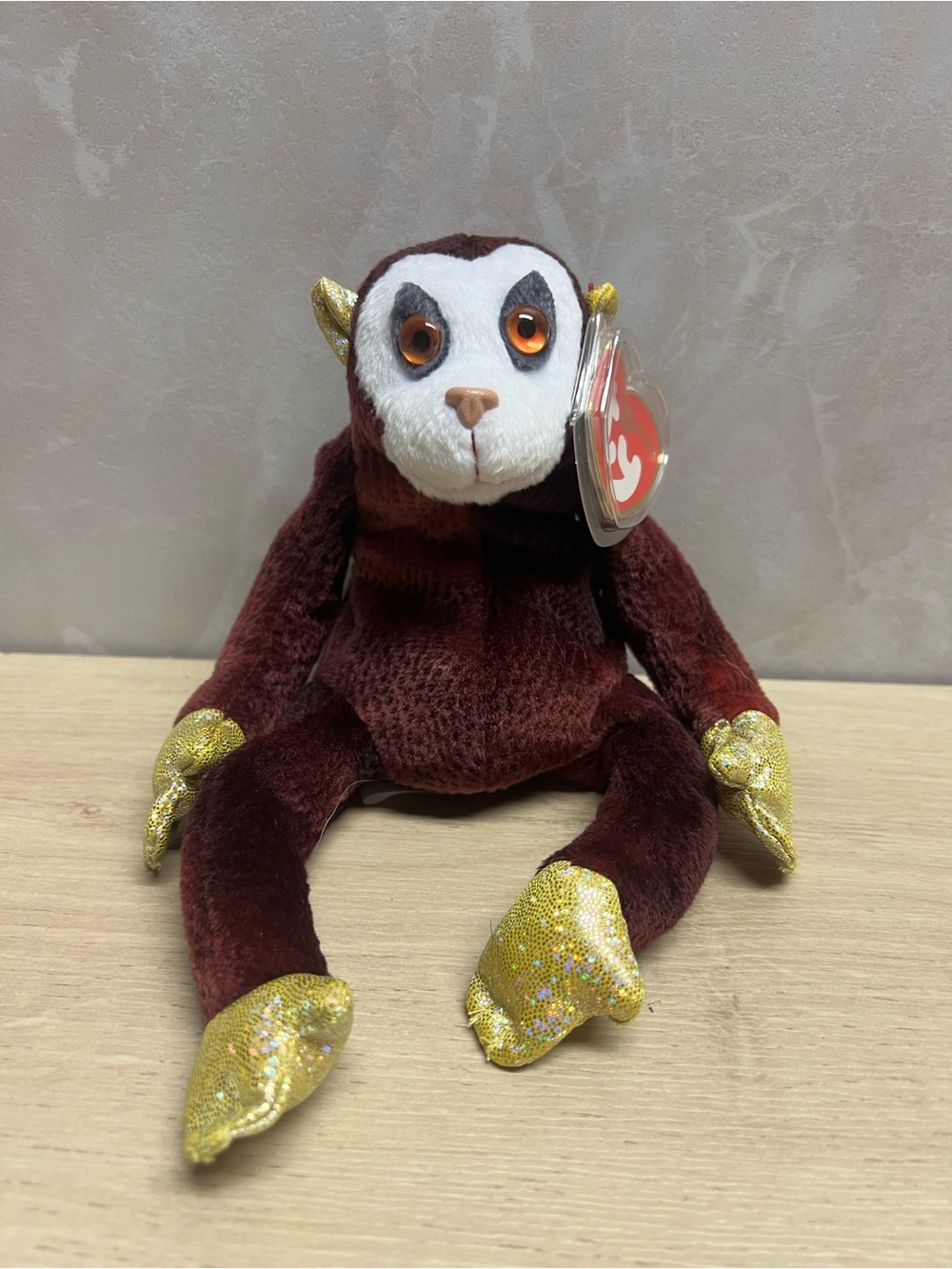 🐒 TY Beanie Baby “Monkey” – 2000
